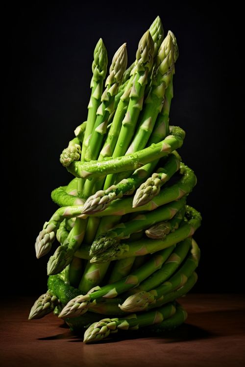 翠绿鲜嫩 芦笋的视觉盛宴与市场价值